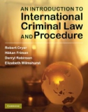 Sách An Introduction to International Criminal Law and Procedure