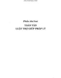 Tìm hiểu Luật trợ giúp pháp lý: Phần 2