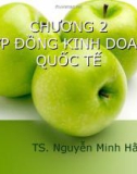 Bài giảng Pháp luật kinh doanh quốc tế: Chương 2 - TS. Nguyễn Minh Hằng