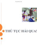 Bài giảng Thủ tục hải quan