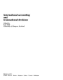 Ebook International accounting and transnational decisions: Part 1 - S. J. Gray