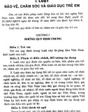 Luật bảo vệ, chăm sóc và giáo dục trẻ em - Các ngành luật trong hệ thống pháp luật Việt Nam: Phần 2