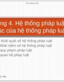 Bài giảng Pháp luật đại cương: Chương 4 - Nguyễn Thị Yến