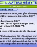 Bài giảng Luật Bảo hiểm Y tế - Luật Bảo hiểm xã hội - Công đoàn quốc phòng – an ninh - Xử phạt vi phạm hành chính - ThS. Phan Hải Hồ