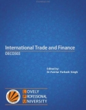 Ebook International trade and finance: Part 1 - Dr. Pavitar Parkash Singh