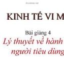 Bài giảng Kinh tế vi mô: Chương 4 - Lê Phương