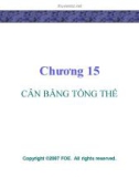 Bài giảng Lý thuyết kinh tế học vi mô: Chương 15 - GV. Đinh Thiện Đức