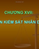 CHƯƠNG XVII: VIỆN KIỂM SÁT NHÂN DÂN