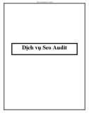 Dịch vụ Seo Audit