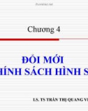 Bài giảng Chính sách hình sự - Những vấn đề lý luận và thực tiễn cấp bách: Chương 4 - LS. TS. Trần Thị Quang Vinh