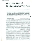 Phát triển kinh tế hộ nông dân tại Việt Nam