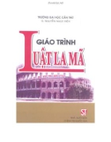 Giáo trình Luật La Mã - TS. Nguyễn Ngọc Điện