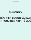 Bài giảng Nguồn nhân lực: Chương 5 - Tổ chức tiền lương và bảo hiểm xã hội trong nền kinh tế quốc dân