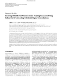 Báo cáo hóa học: Research Article Securing OFDM over Wireless Time-Varying Channels Using Subcarrier Overloading with Joint Signal Constellations