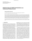 Báo cáo hóa học: Multilevel Codes for OFDM-Like Modulation over Underspread Fading Channels