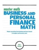 Ebook Master math: Business and personal finance math - Part 1