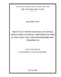 Luận văn Thạc sĩ Luật hình sự và Tố tụng hình sự: Tội cố ý gây thương tích hoặc gây tổn hại cho sức khỏe người khác theo pháp luật hình sự Việt Nam từ thực tiễn thành phố Biên Hòa, tỉnh Đồng Nai