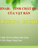 Bài thuyết trình Tính chất quang của vật rắn