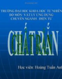 Bài thuyết trình Vật lý: Chất rắn