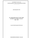 Luận án Tiến sĩ Lịch sử Việt Nam: Quá trình hình thành và phát triển hệ thống giao thông ở Nam Kỳ (1862 – 1945)