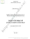 Luận văn Thạc sĩ Kỹ thuật cơ khí: Nghiên cứu, thiết kế, cải tiến máy kéo KUBOTA L1500 thành máy xúc lật