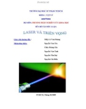 TIỂU LUẬN MÔN PHƯƠNG PHÁP NGHIÊN CỨU KHOA HỌC LASER VÀ TRIỂN VỌNG 