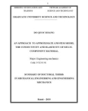 Summary of doctoral thesis in Mechanical engineering and Engineering mechanics: An approach to approximate and fem-model the conductivity and elasticity of multicomponent material