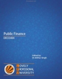 Ebook Public finance: Part 1 - Dr.Dilfraz Singh