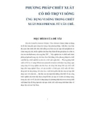 Đề tài: Phương pháp chiết xuất có hỗ trợ vi sóng - Ứng dụng vi sóng trong chiết xuất polyphenol từ cây chè