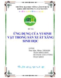 Đề tài: ỨNG DỤNG CỦA VI SINH VẬT TRONG SẢN XUẤT XĂNG SINH HỌC