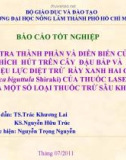 Báo cáo tốt nghiệp: Điều tra thành phần và diễn biến của côn trùng chích hút trên cây đậu bắp và đánh giá hiệu lực diệt trừ rầy xanh hai chấm (Empoasca biguttula Shiraki) của thuốc laser 500WG và một số loại thuốc trừ sâu khác