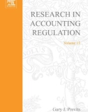 Ebook Research in accounting regulation: Volume 15 - Part 1