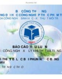 Bài thuyết trình môn Công nghệ xử lý khí thải và tiếng ồn: Thiết bị lọc bụi phun nước bằng ống Ventury