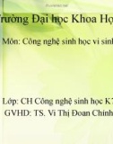 Bài thuyết trình môn Công nghệ sinh học vi sinh: Cây trồng chuyển gen