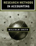 Ebook Research methods in accounting - Malcolm Smith