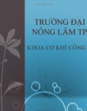 Bài thuyết trình: Lý thuyết động cơ đốt trong - Quá trình cháy của động cơ đốt trong