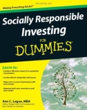 Ebook Socially responsible investing for dummies: Part 1