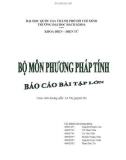 Giải phương trình vi phân bằng phương pháp Runge-Kuta 4