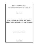 Luận văn Thạc sĩ Văn học: Nghệ thuật tự sự trong tiểu thuyết lịch sử Trần Khánh Dư của Lưu Sơn Minh