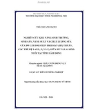 Luận án tiến sĩ nông nghiệp: Nghiên cứu khả năng sinh trưởng, sinh sản, năng suất và chất lượng sữa của bò cái holstein friesian (HF) thuần, các thế hệ lai F1, F2 và F3 giữa HF và lai sind nuôi tại tỉnh Lâm Đồng