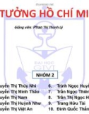 Bài thuyết trình: Những quan điểm cơ bản của Hồ Chí Minh về văn hóa