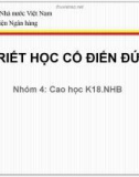 Bài thuyết trình nhóm: Triết học cổ điển Đức