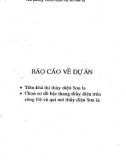 Báo cáo về dự án Tiền khả thi thủy điện Sơn La và chọn sơ đồ bậc thang thủy điện trên sông Đà và qui mô thủy điện Sơn La