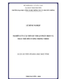 Luận án Tiến sĩ Khoa học máy tính: Nghiên cứu cải tiến kỹ thuật phát hiện và thay thế đối tượng trong video