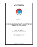 Luận văn Thạc sĩ Kỹ thuật điện tử: Nghiên cứu ứng dụng vi điều khiển AVR để thiết kế chế tạo bộ inverter trong hệ thống năng lượng mặt trời dùng làm nguồn dự phòng