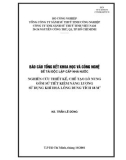 Nghiên cứu thiết kế, chế tạo lò nung gốm sứ tiết kiệm năng lượng sử dụng khí hóa lỏng dung tích 18 m3