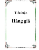 Tiểu luận Hàng giả