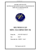 Chủ đề thảo luận : Tìm hiểu hình thức thanh bằng séc, bằng ủy nhiệm thu, ủy nhiệm chi & Tìm hiểu về nghiệp vụ huy động vồn của Ngân hàng thương mại cụ thể