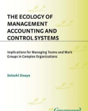 Ebook The ecology of management accounting and control systems: Implications for managing teams and work groups in complex organizations - Part 1