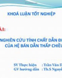 Đề tài: Nghiên cứu tính chất dẫn điện của hệ bán dẫn thấp chiều